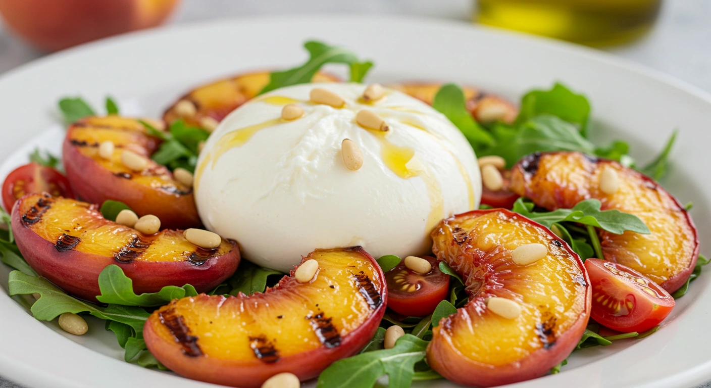 Grilled Peach Burrata Salad - tertiary view